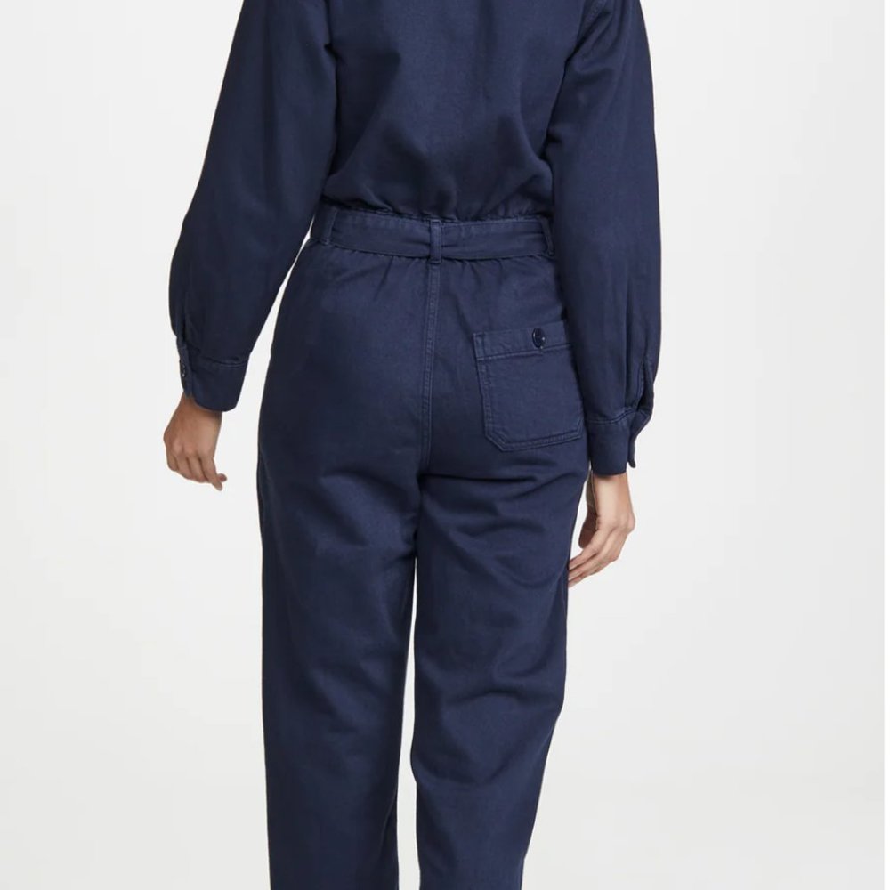 Reformation Kendall Boiler Jumpsuit, Navy - Picture 3 of 6